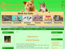 Tablet Screenshot of animalrescue.readyfordr.com